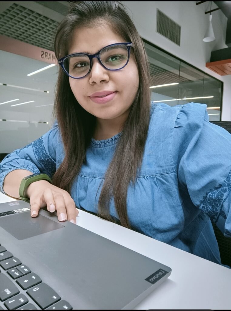 girl working in office has clarity for spiritual life coaching